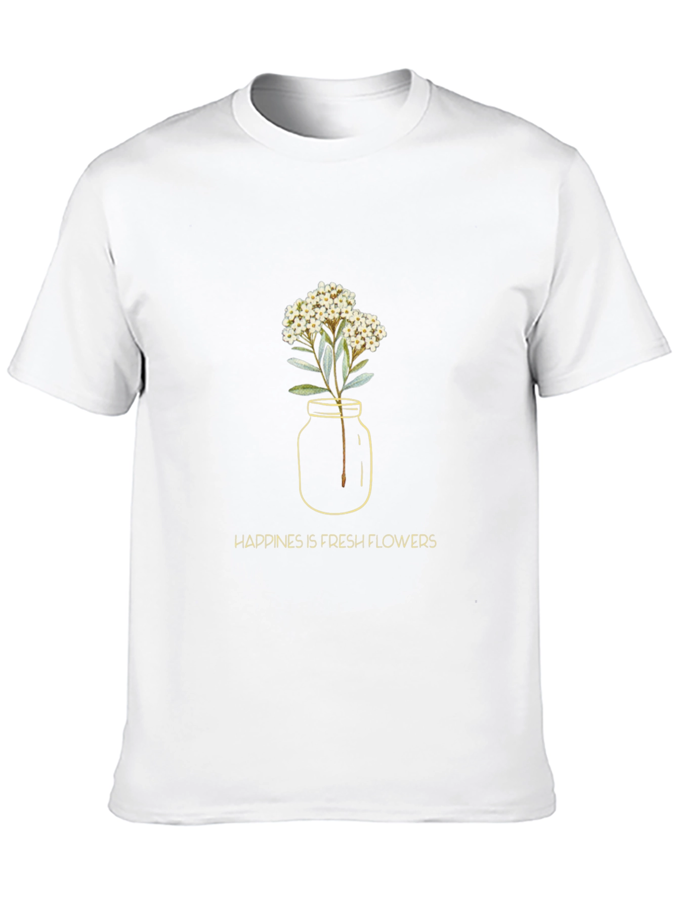 Fresh Flower Graphic Tee - Black