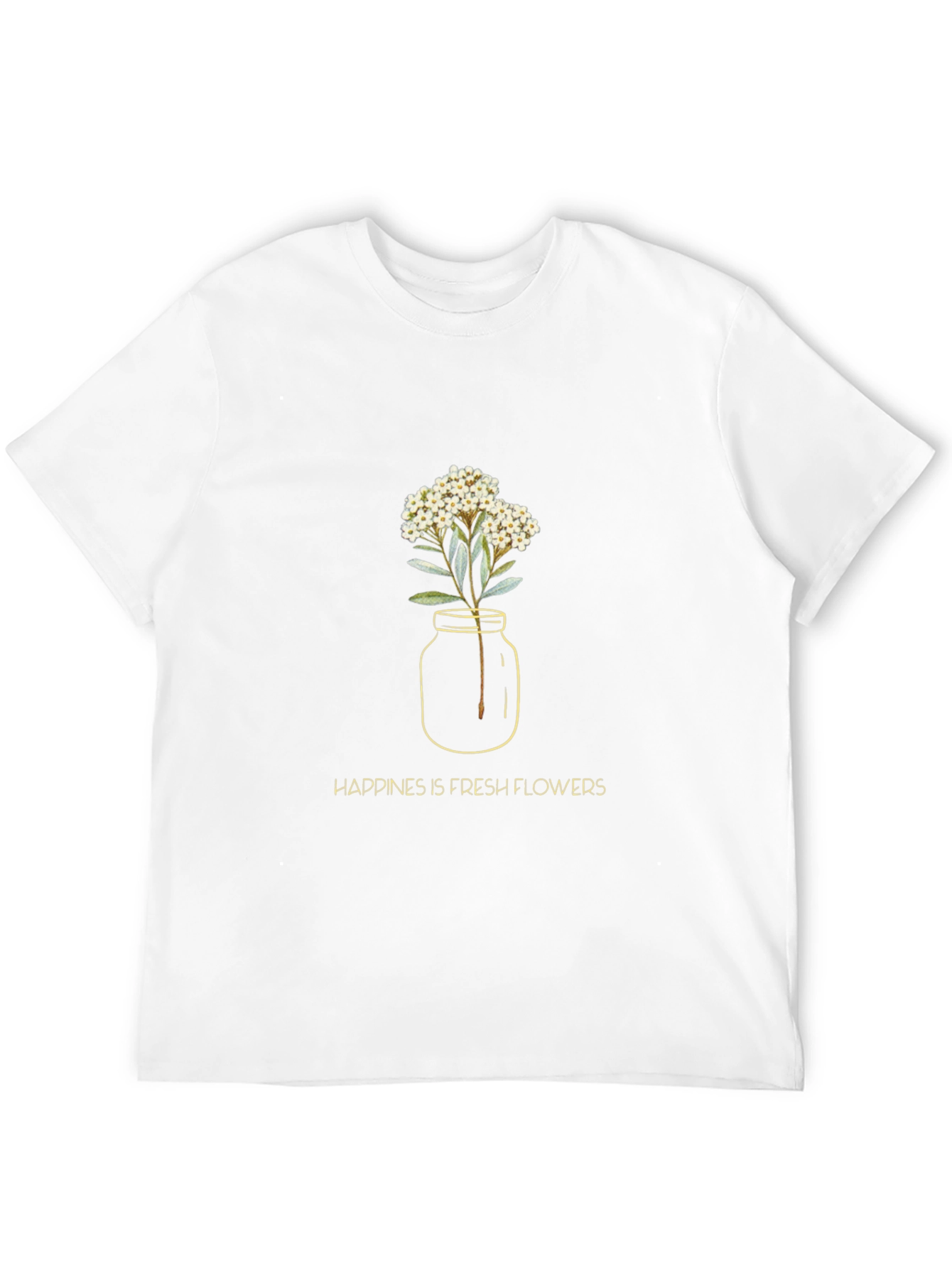 Fresh Flower Graphic Tee - Black