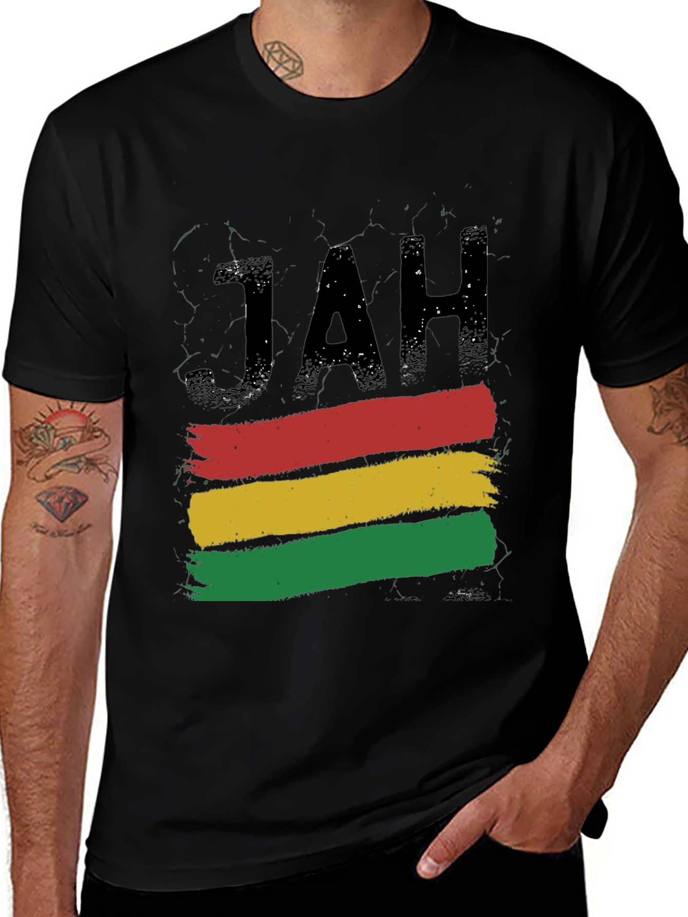 Rasta Jah T-Shirt - Reggae Inspired Tee