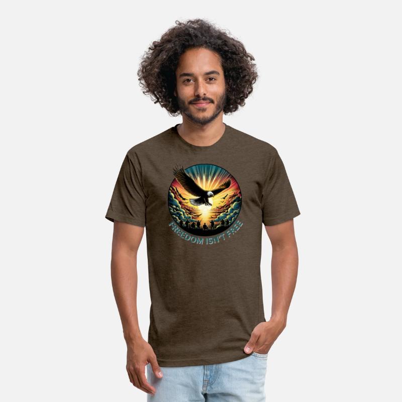 Eagle Flying Over Soldiers Veterans Day ver_4