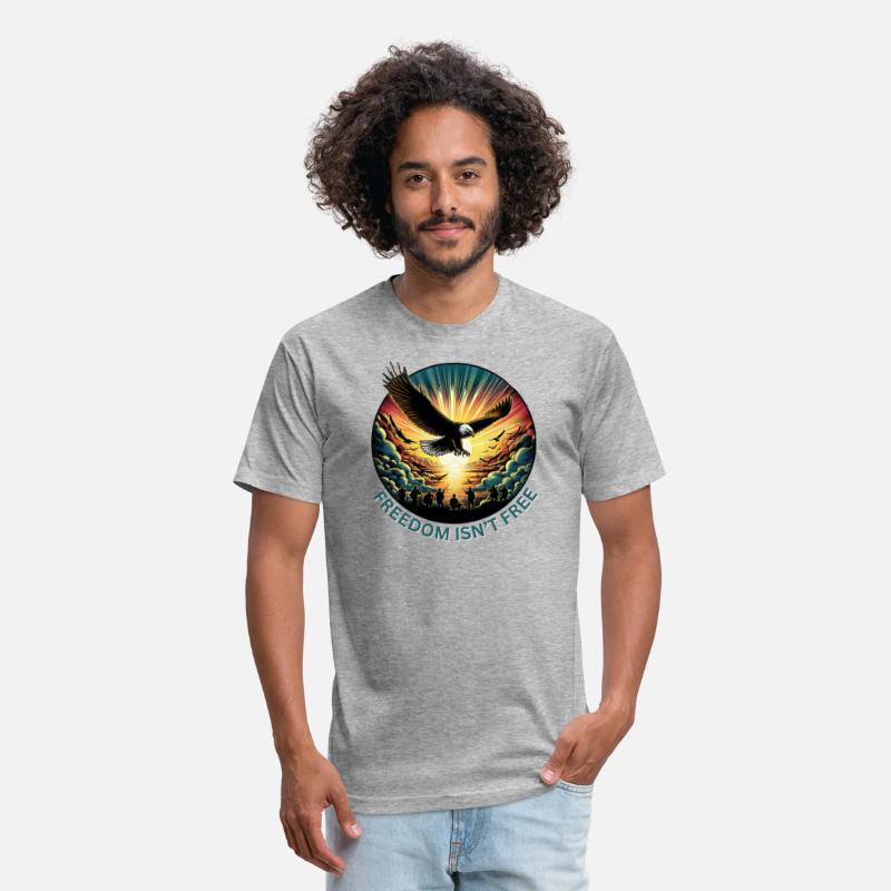 Eagle Flying Over Soldiers Veterans Day ver_4