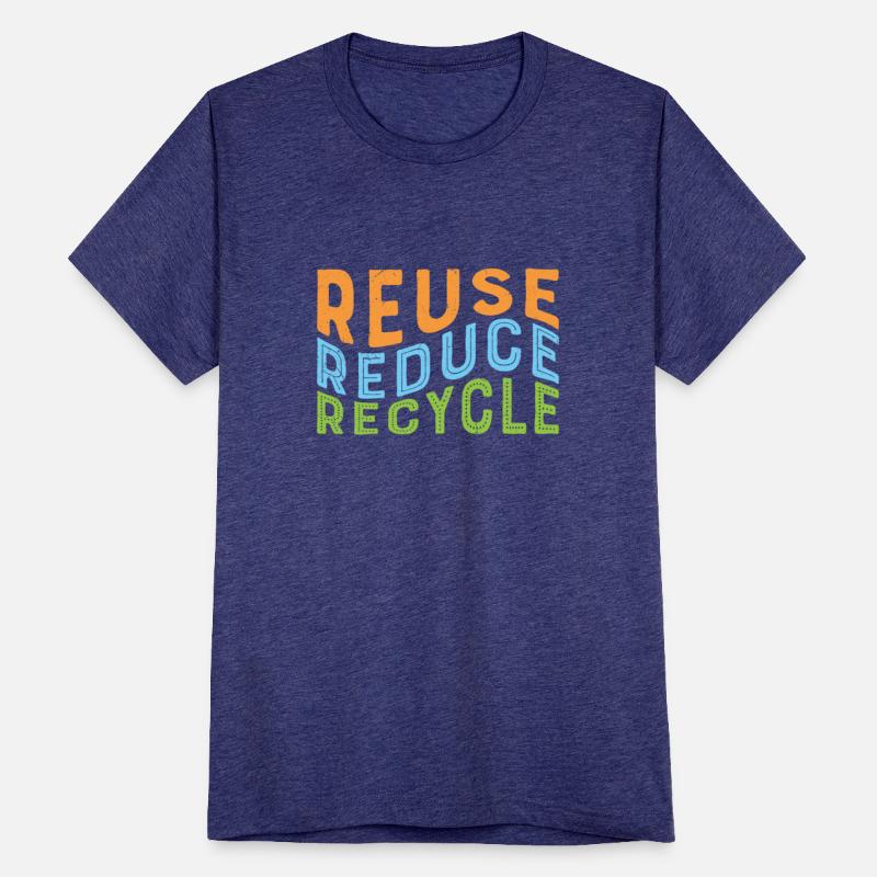 Earth Day Reuse Reduce Recycle - Eco Slogan
