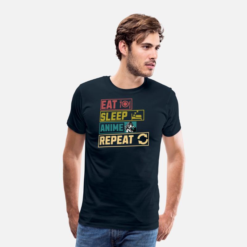 Eat sleep anime repeat hobby