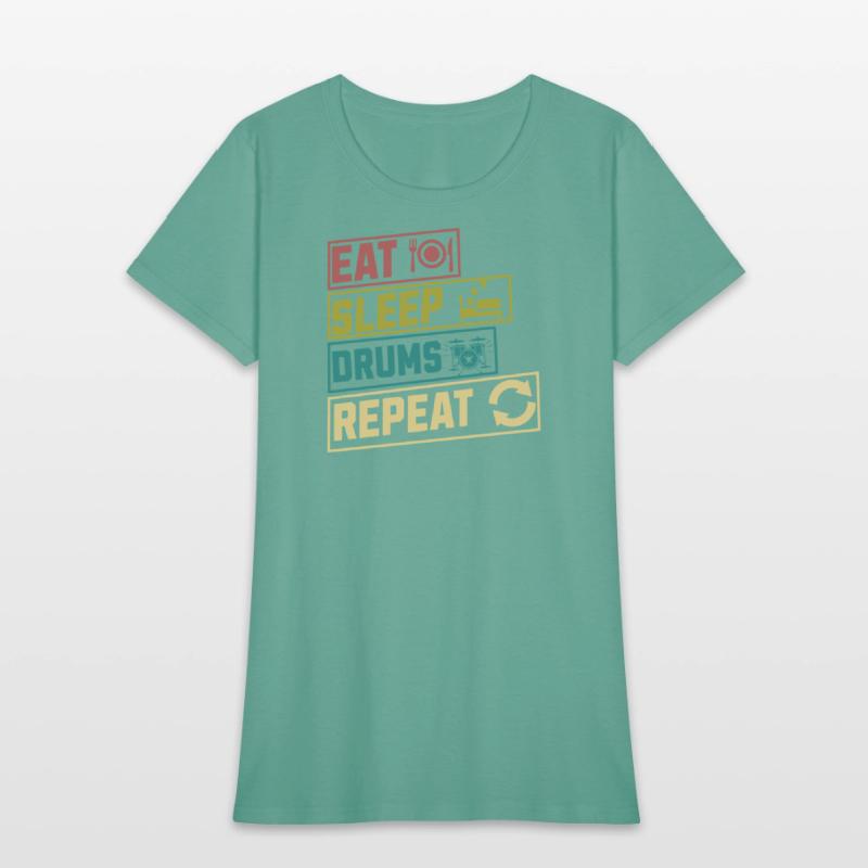 Eat sleep drums repeat hobby