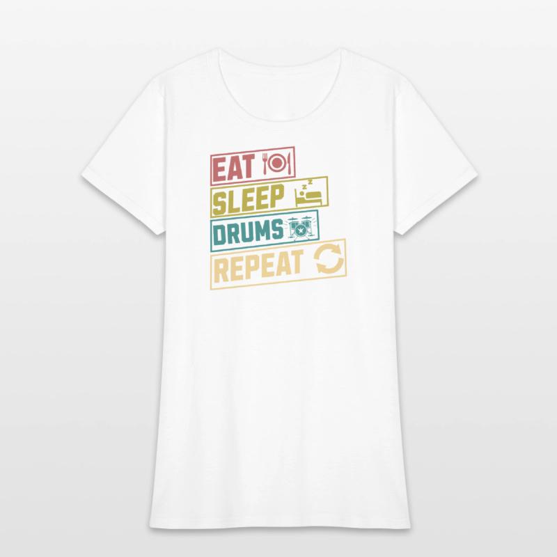Eat sleep drums repeat hobby