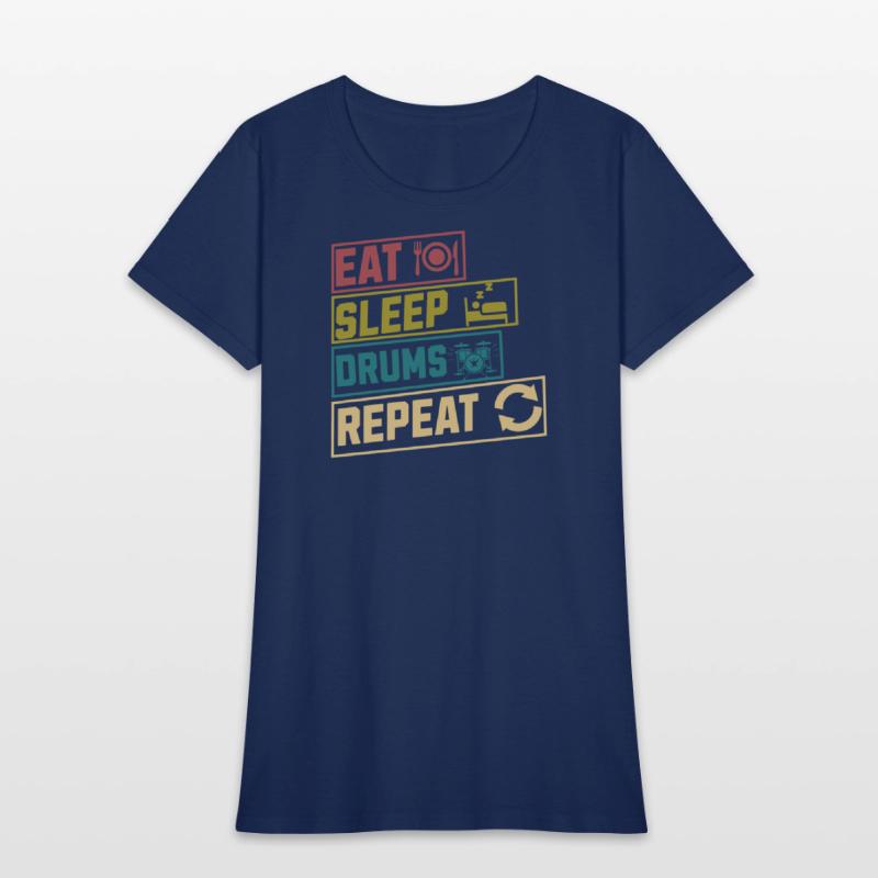 Eat sleep drums repeat hobby