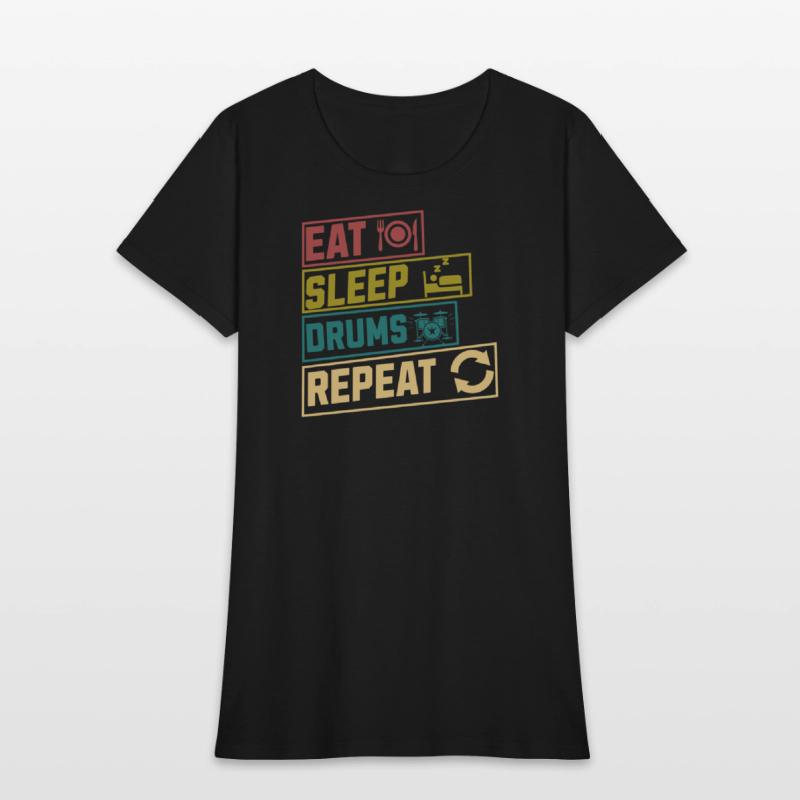 Eat sleep drums repeat hobby