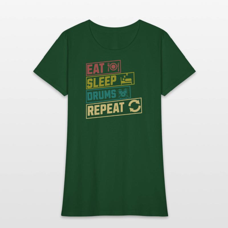 Eat sleep drums repeat hobby