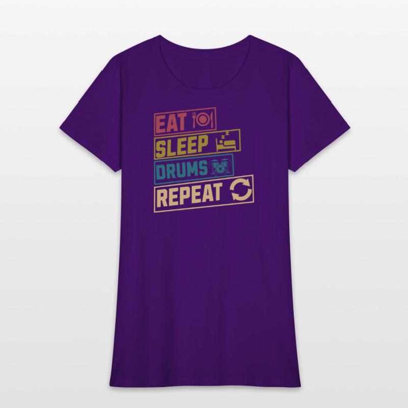 Eat sleep drums repeat hobby