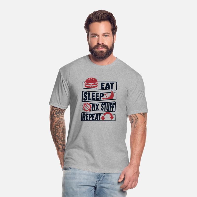 Eat Sleep Fix Stuff Repeat Car Technician Auto