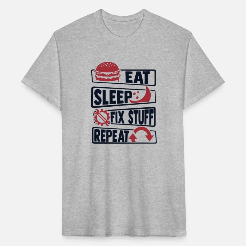 Eat Sleep Fix Stuff Repeat Car Technician Auto