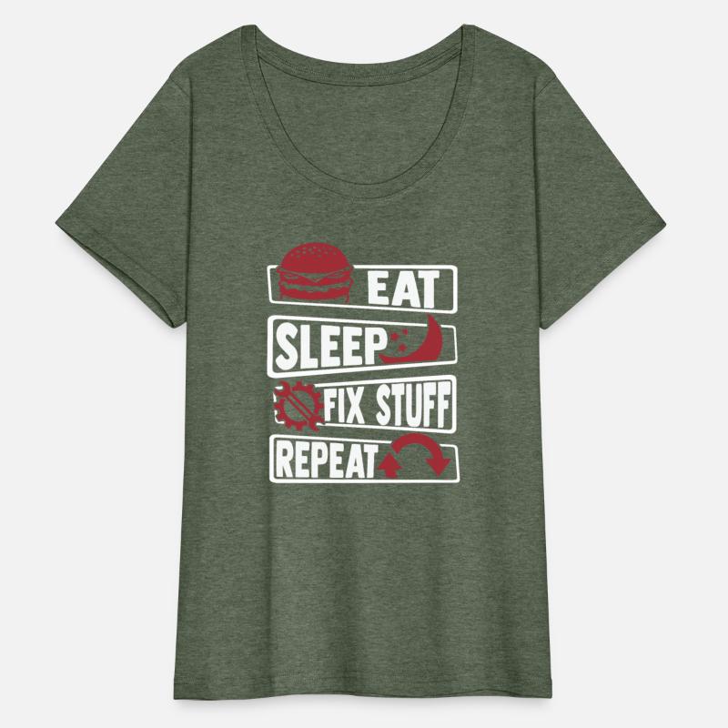 Eat Sleep Fix Stuff Repeat Car Technician Auto