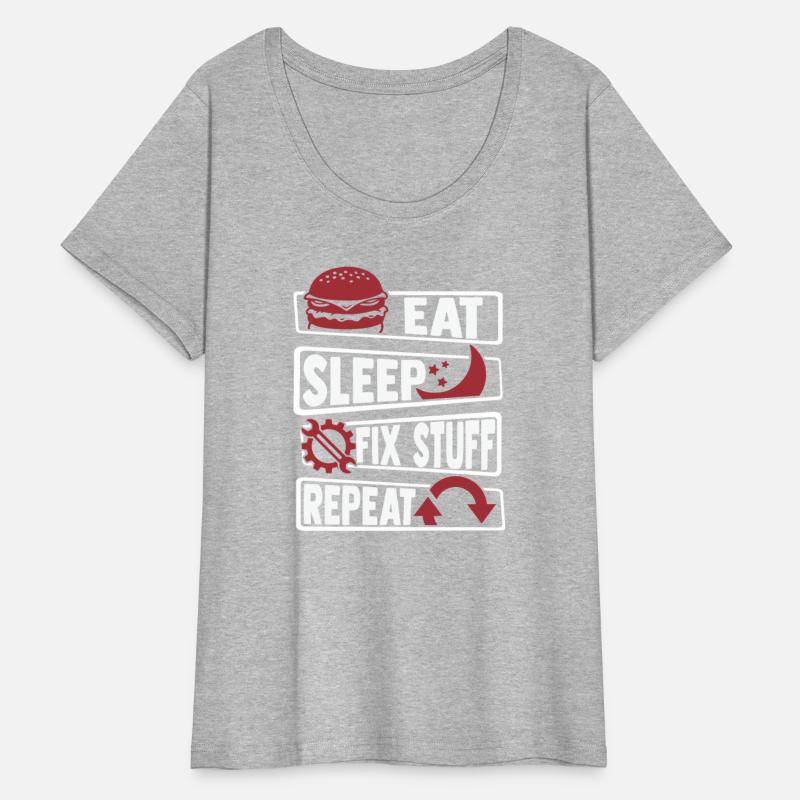 Eat Sleep Fix Stuff Repeat Car Technician Auto