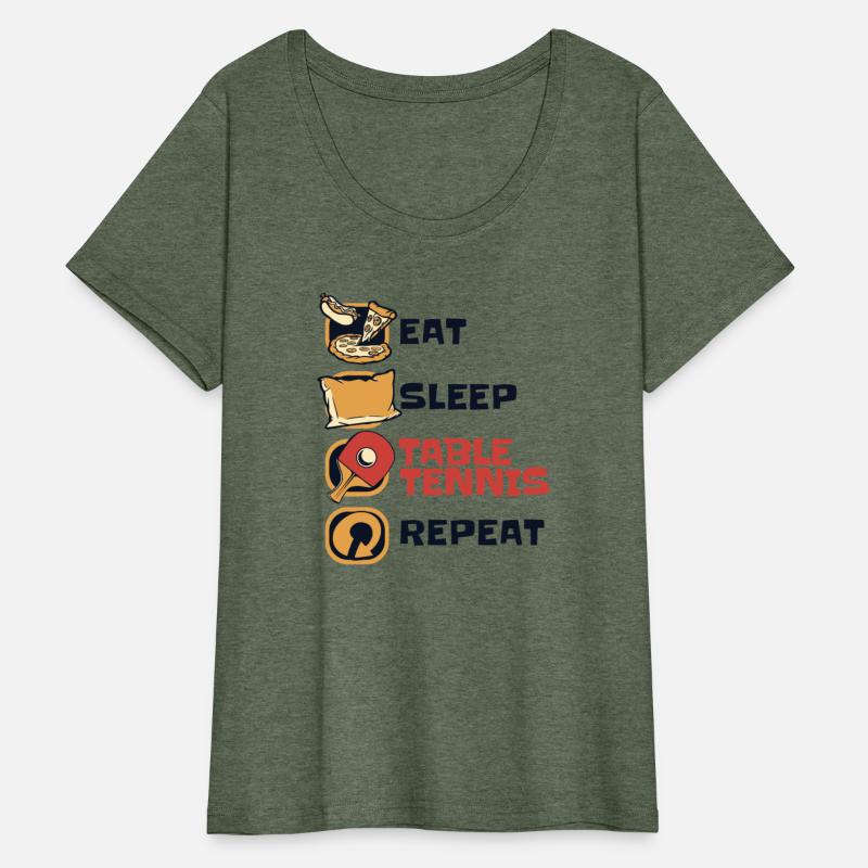 Eat Sleep Table Tennis Repeat Balls Table Tennis