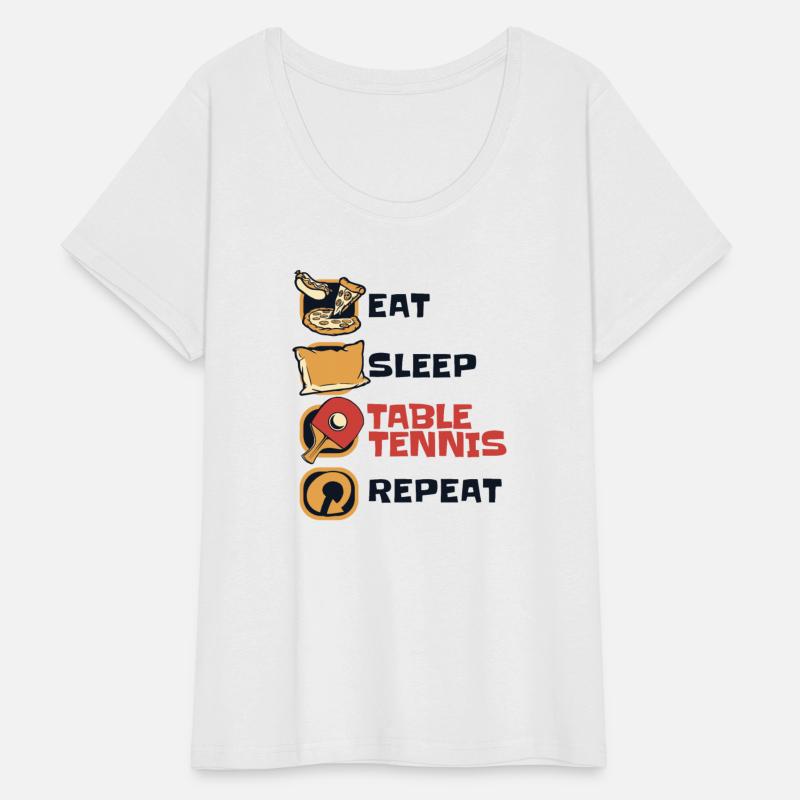 Eat Sleep Table Tennis Repeat Balls Table Tennis