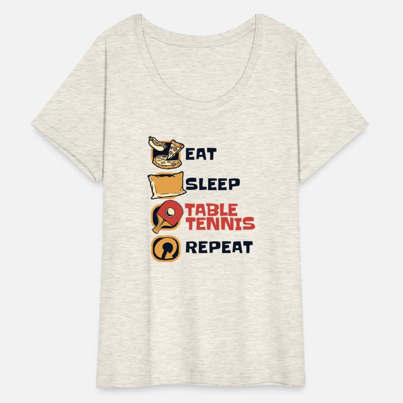 Eat Sleep Table Tennis Repeat Balls Table Tennis