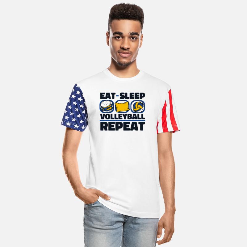 Eat Sleep Volleyball Repeat Team Player Coach