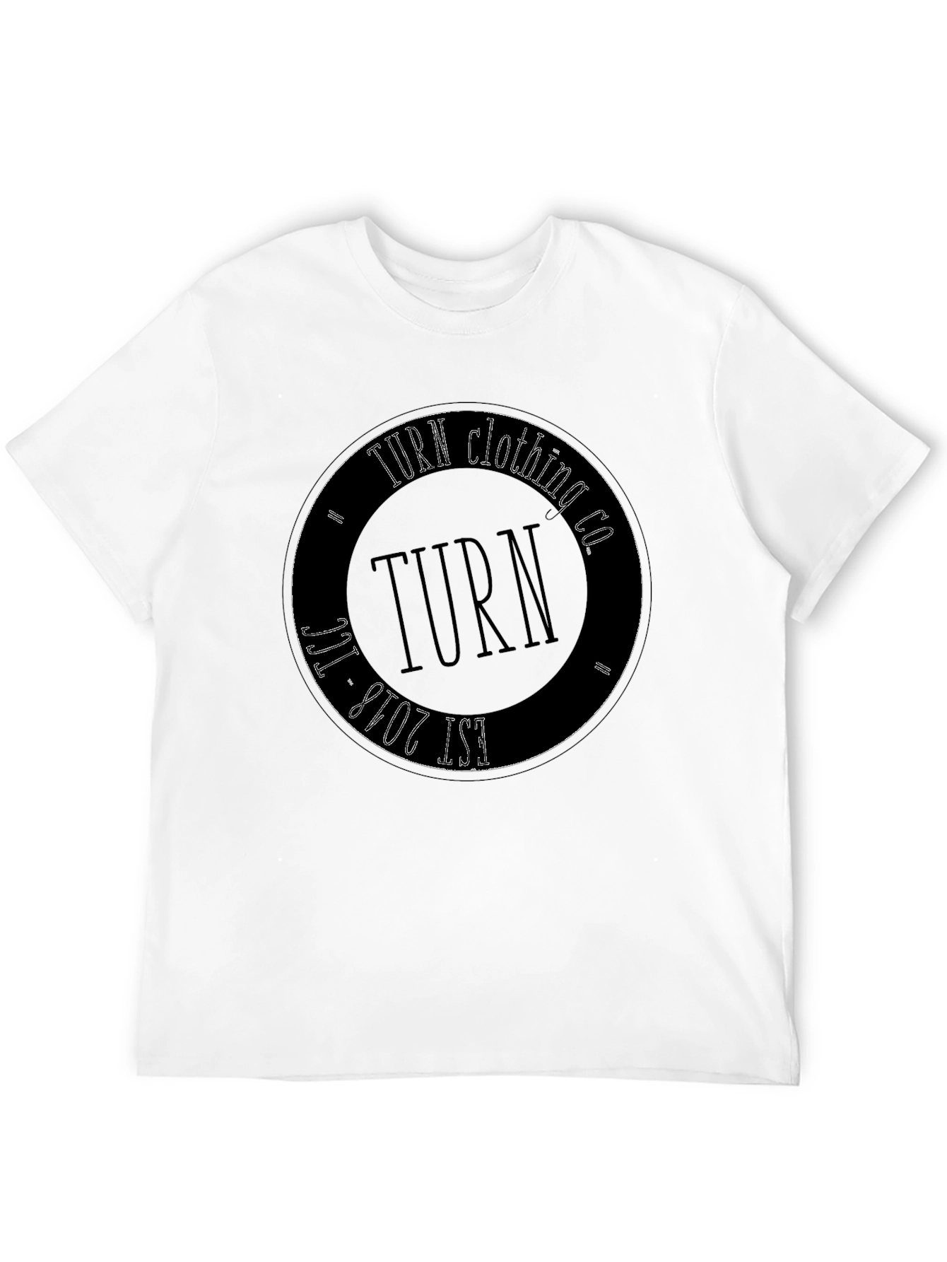 TURN Clothing Co. Black Graphic Tee