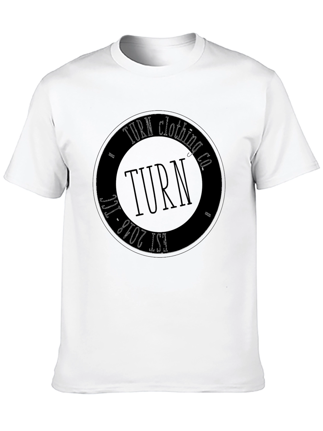 TURN Clothing Co. Black Graphic Tee