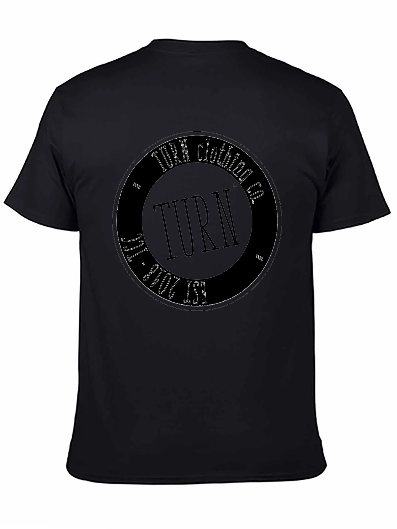 TURN Clothing Co. Black Graphic Tee