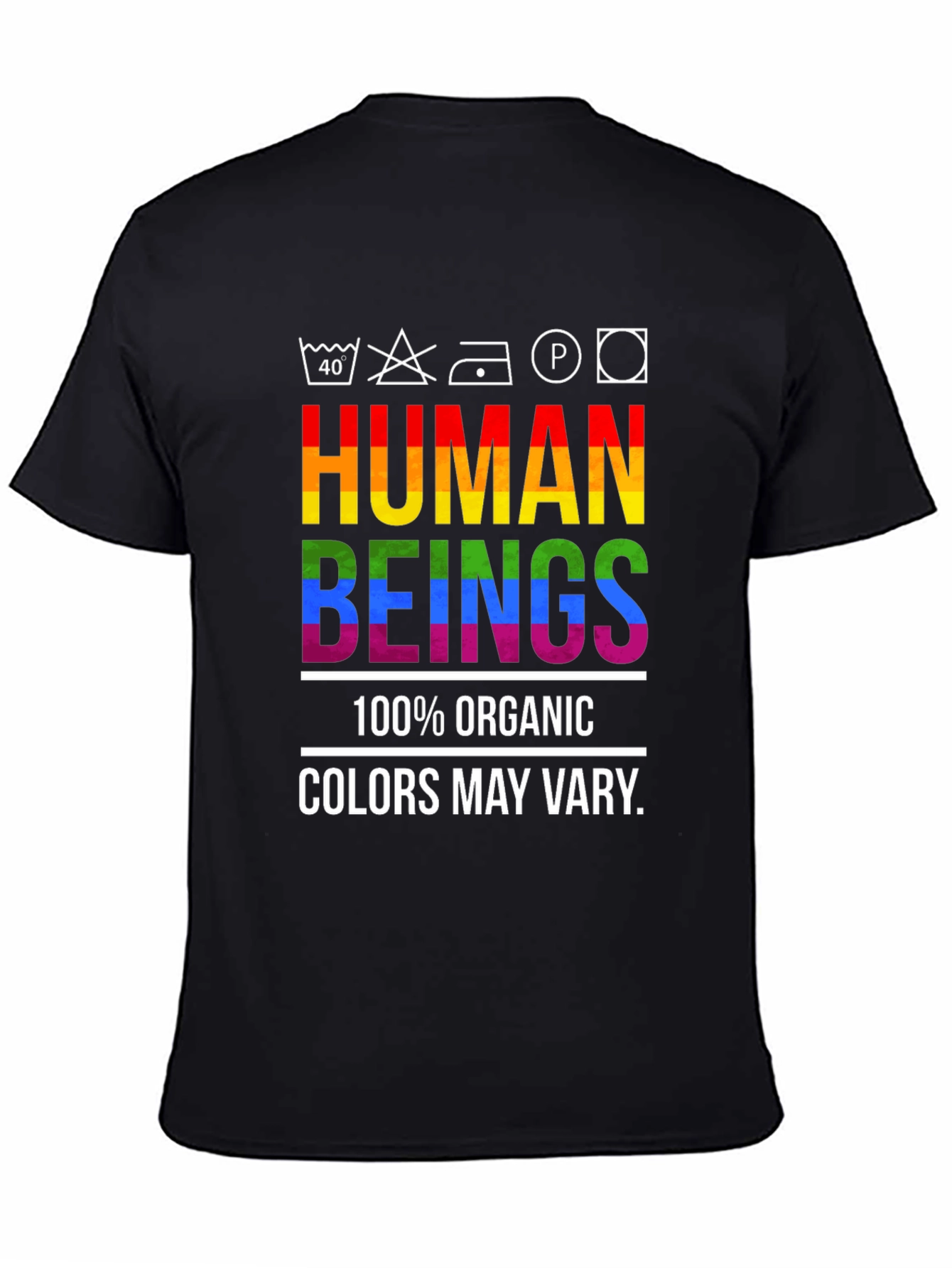 Human Beings Organic Rainbow Pride T-Shirt