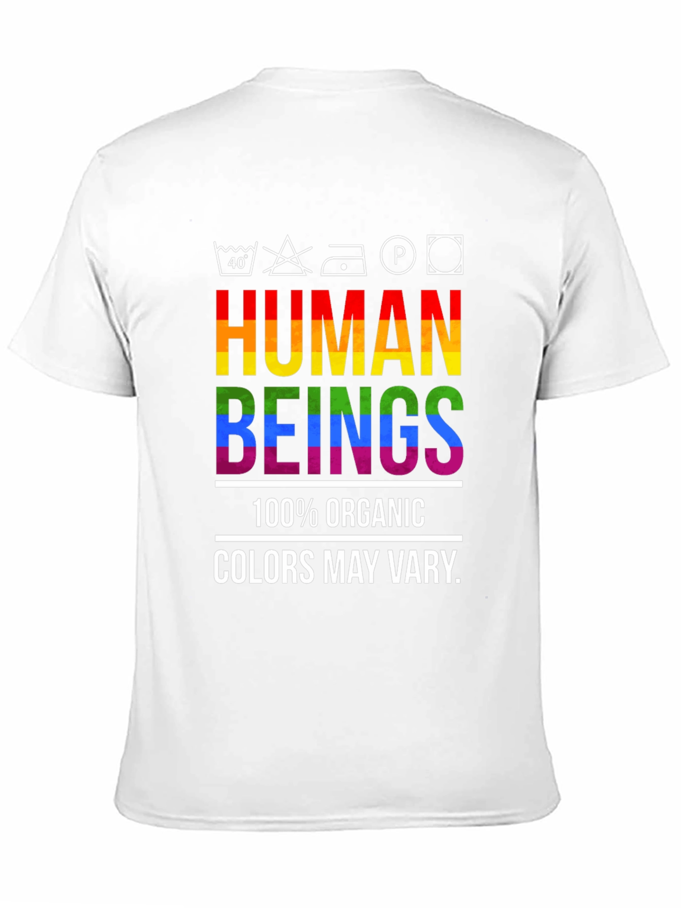 Human Beings Organic Rainbow Pride T-Shirt