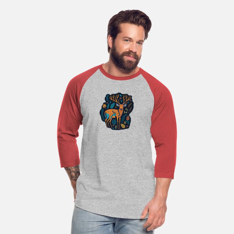 Enchanted Forest Stag Deer Illustration