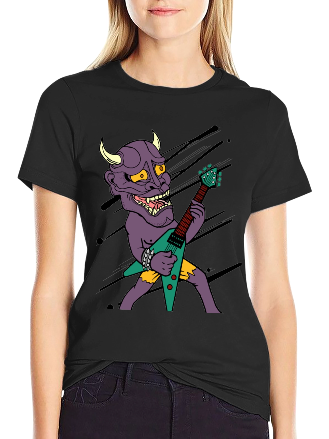 Demon Guitarist Graphic Tee