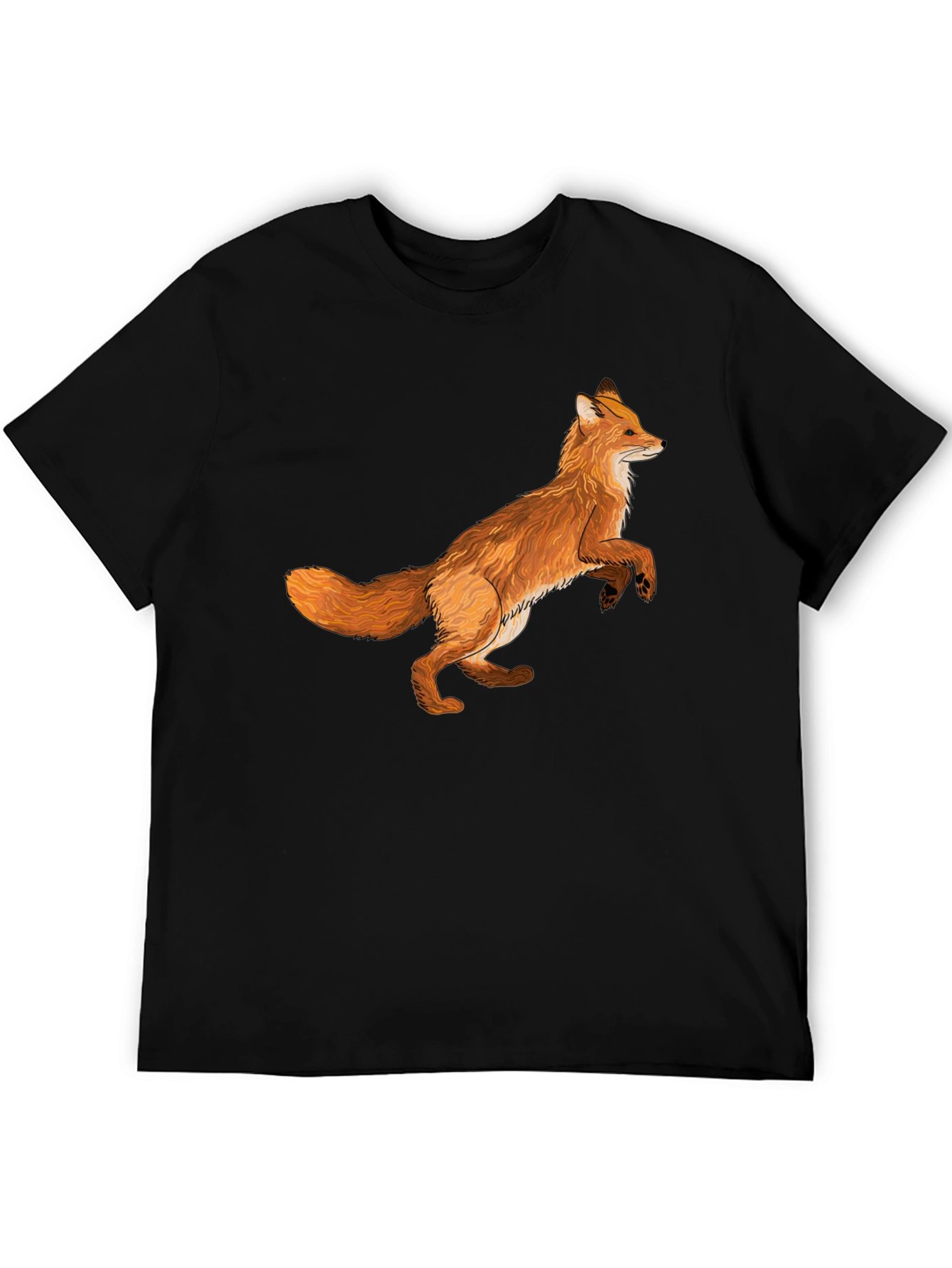 Fox Graphic T-Shirt - Stylish Animal Print Tee