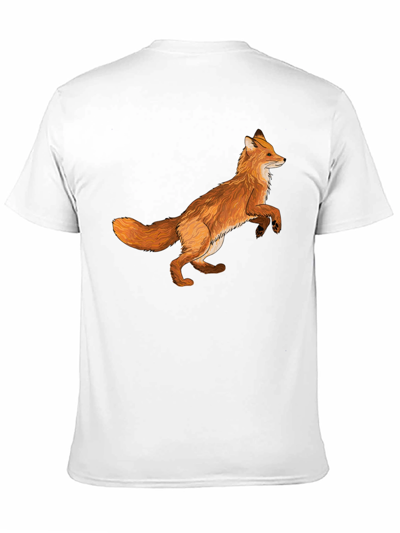 Fox Graphic T-Shirt - Stylish Animal Print Tee