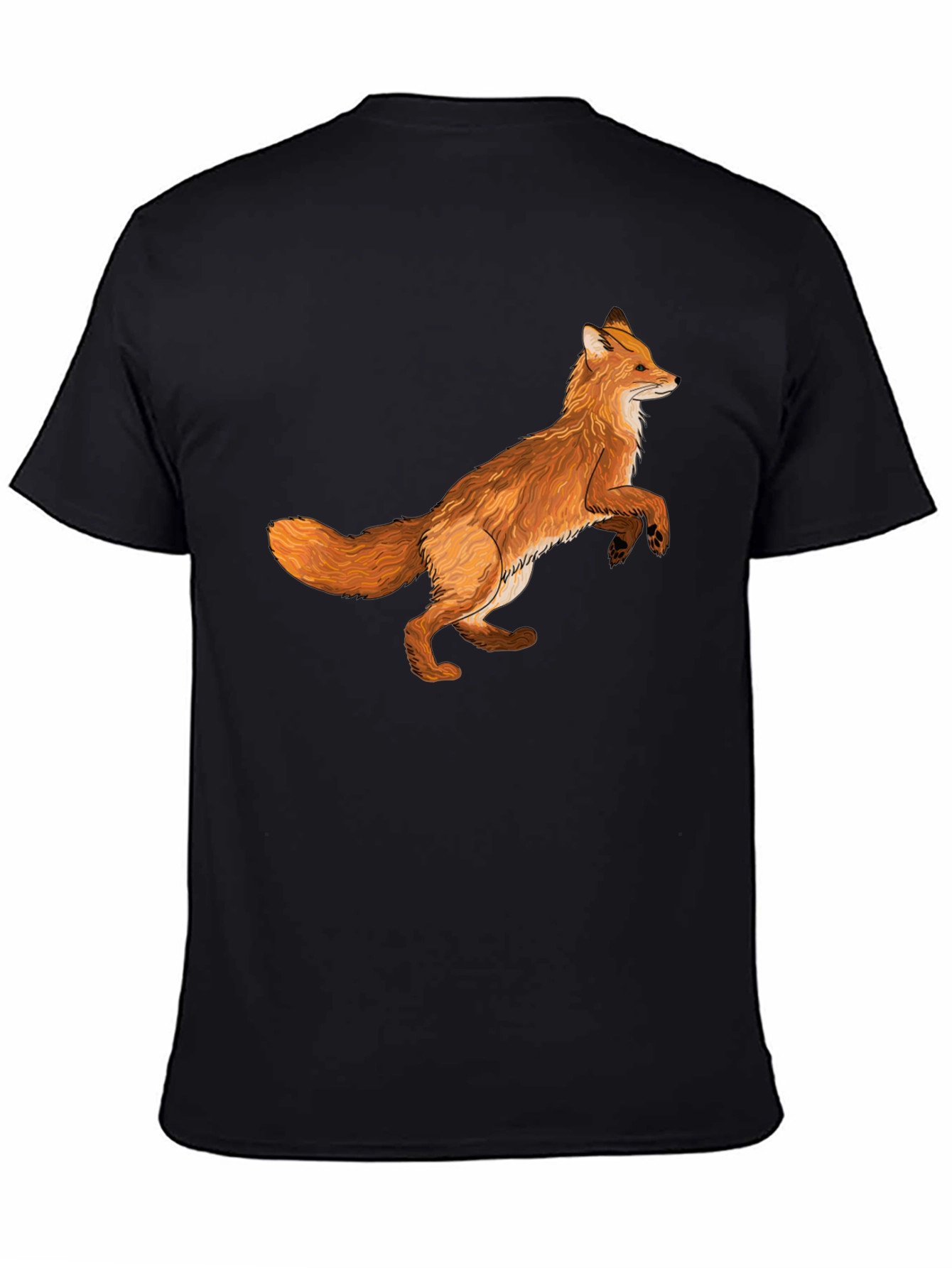 Fox Graphic T-Shirt - Stylish Animal Print Tee