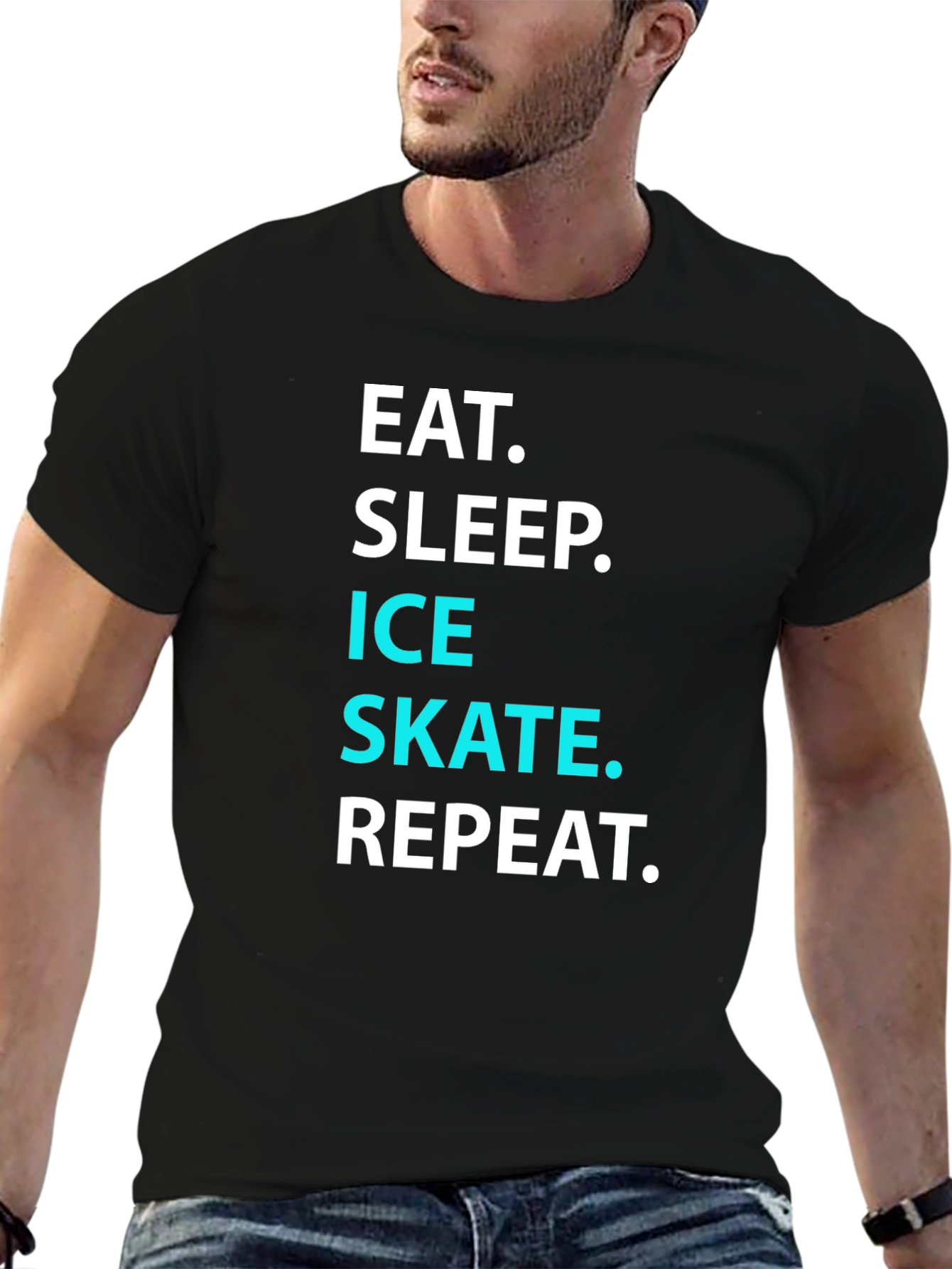 Eat Sleep Ice Skate Repeat T-Shirt