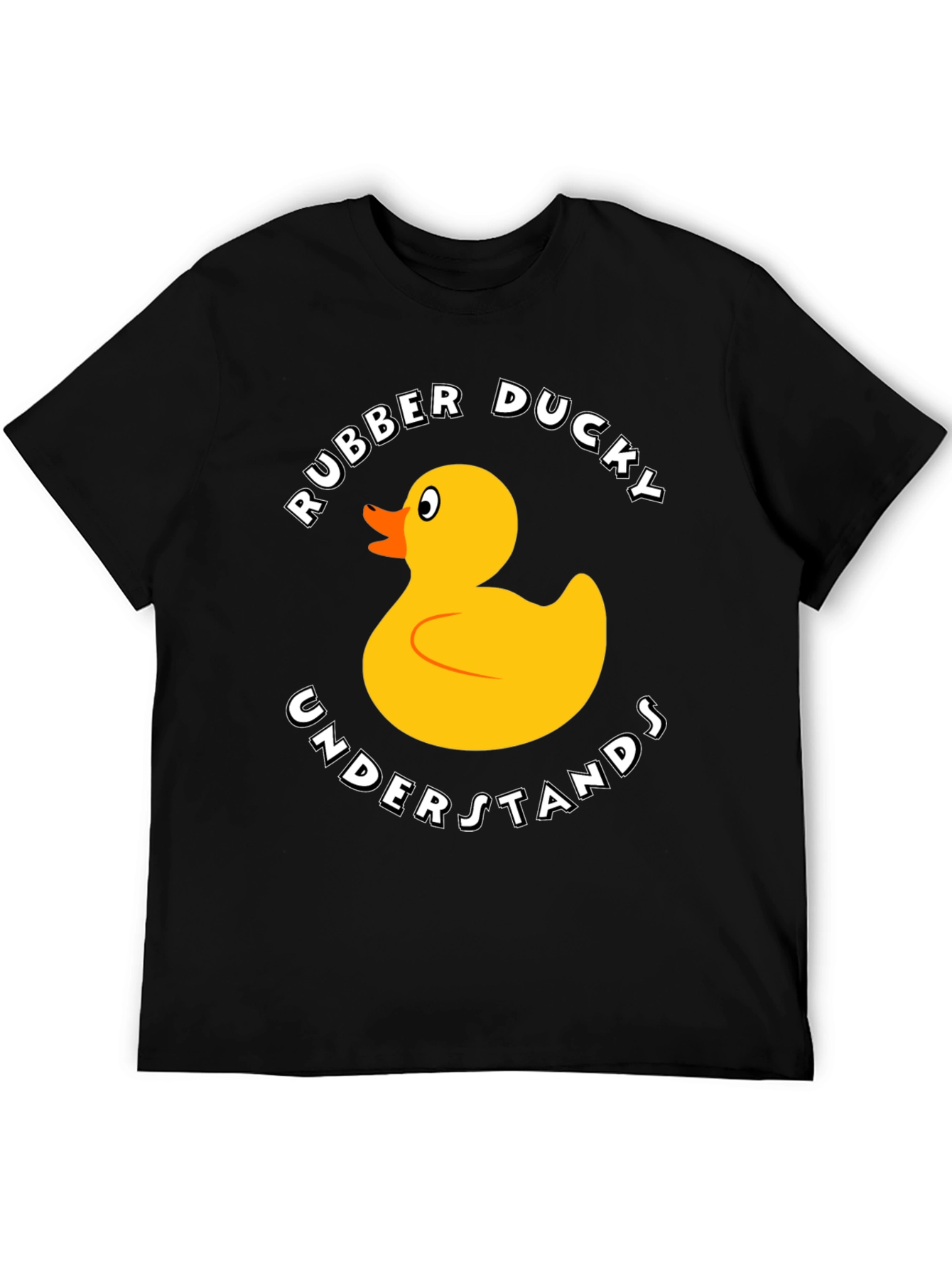 Rubber Ducky Graphic T-Shirt - Funny Cartoon Duck Tee