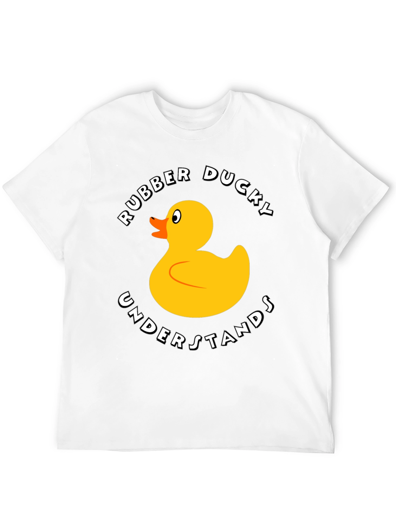 Rubber Ducky Graphic T-Shirt - Funny Cartoon Duck Tee