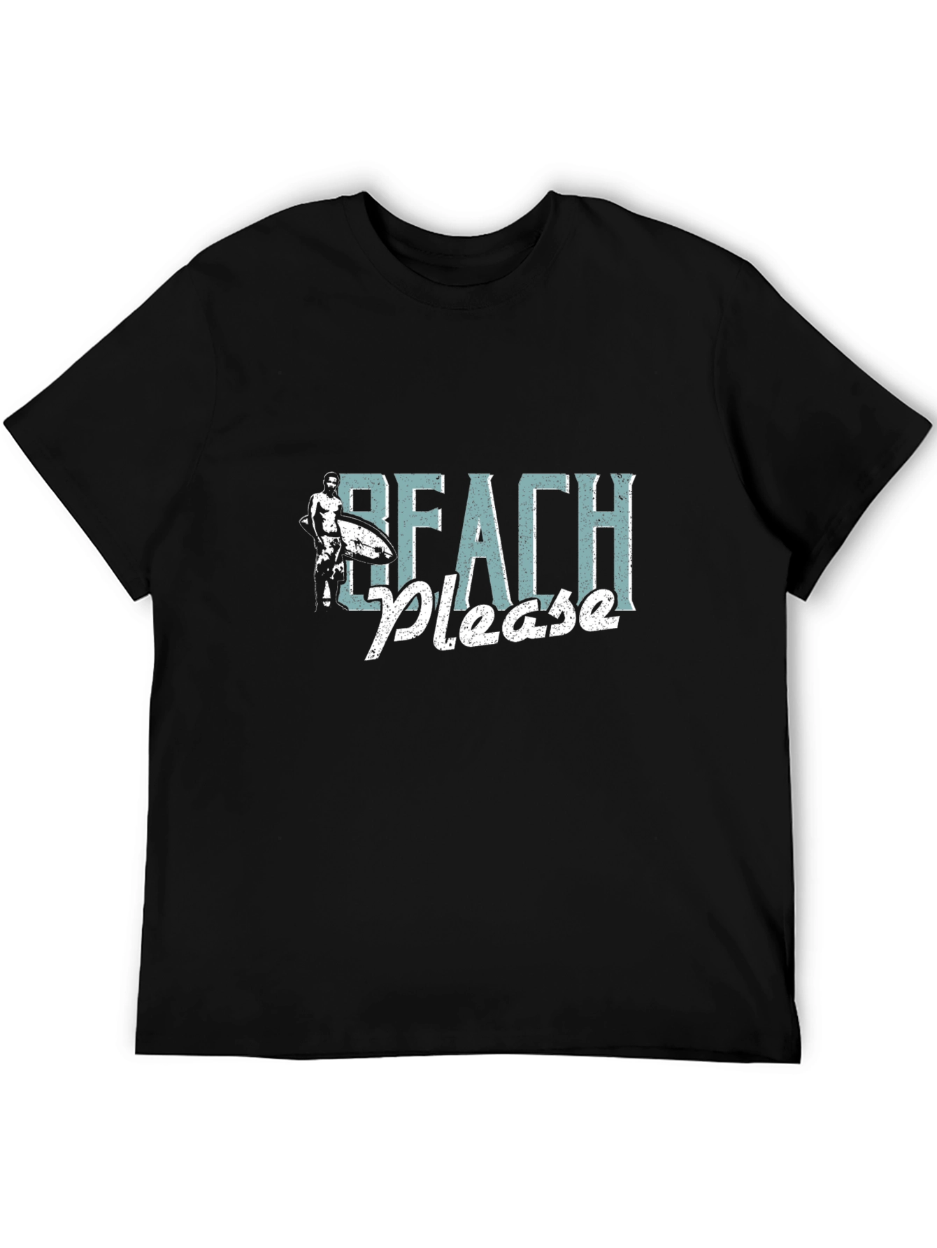 Beach Please Mens Graphic T-Shirt