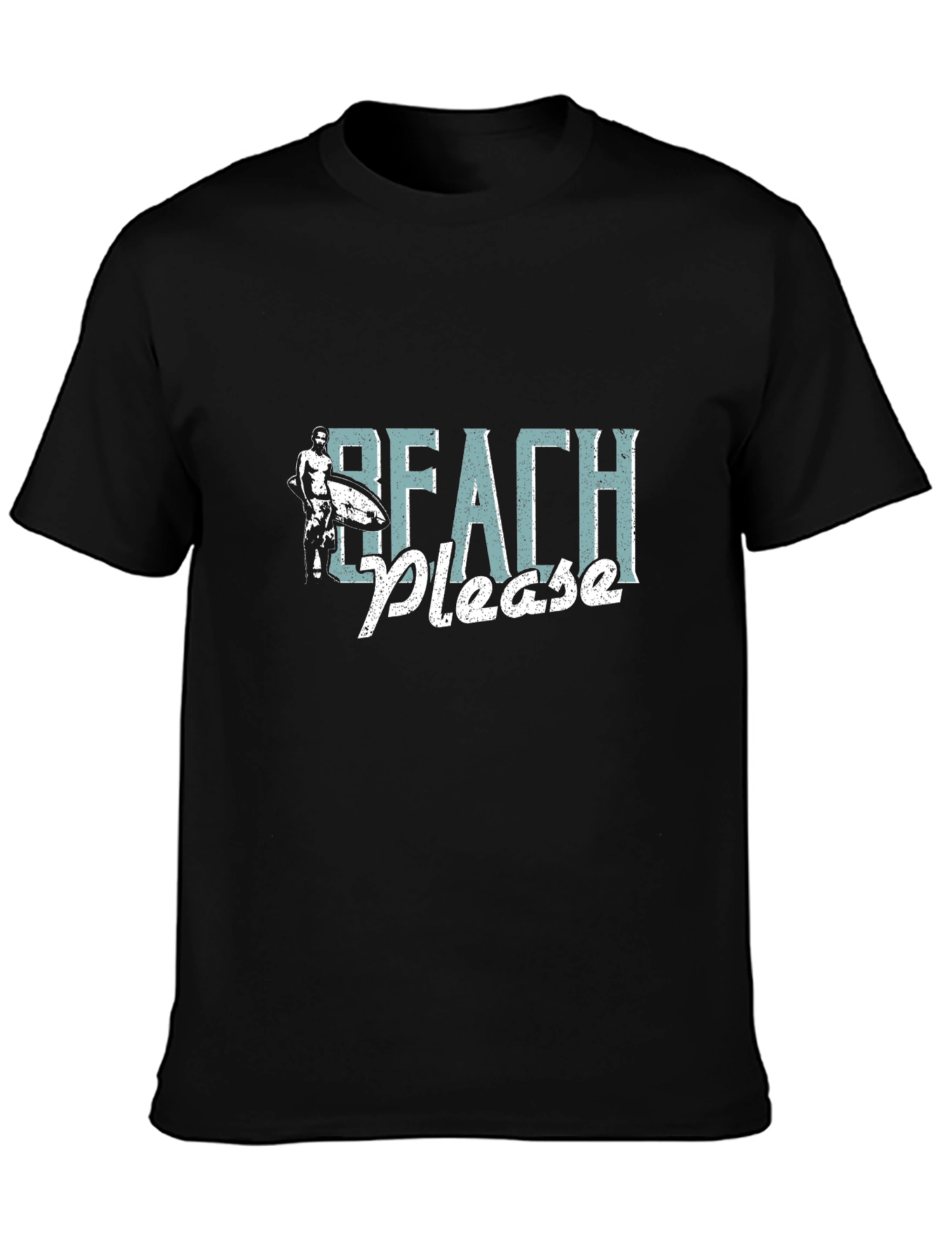 Beach Please Mens Graphic T-Shirt