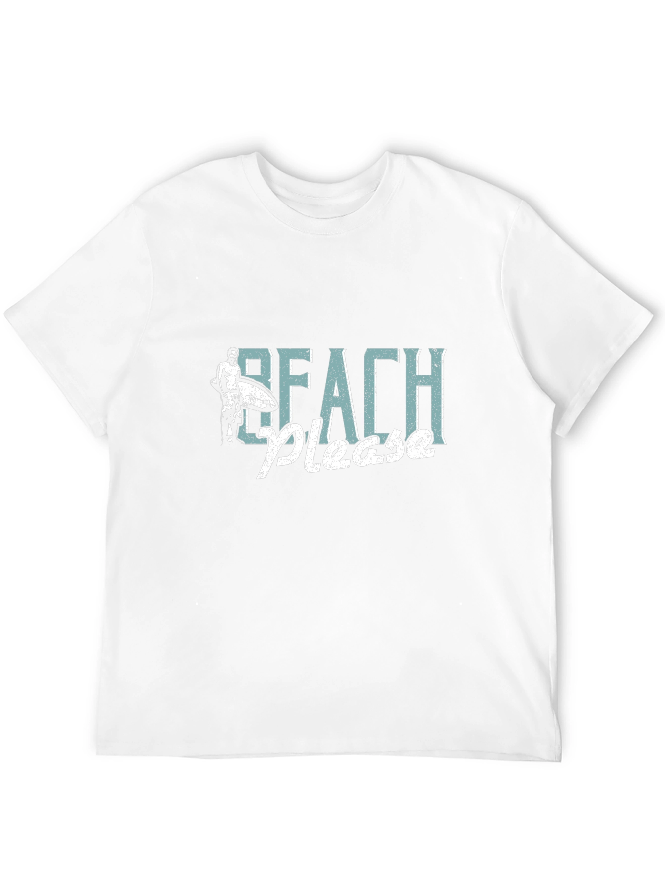 Beach Please Mens Graphic T-Shirt