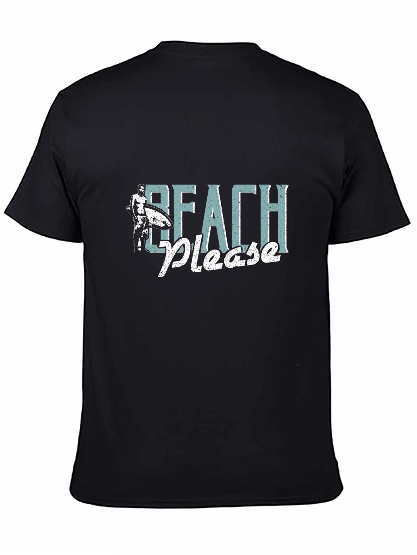 Beach Please Mens Graphic T-Shirt