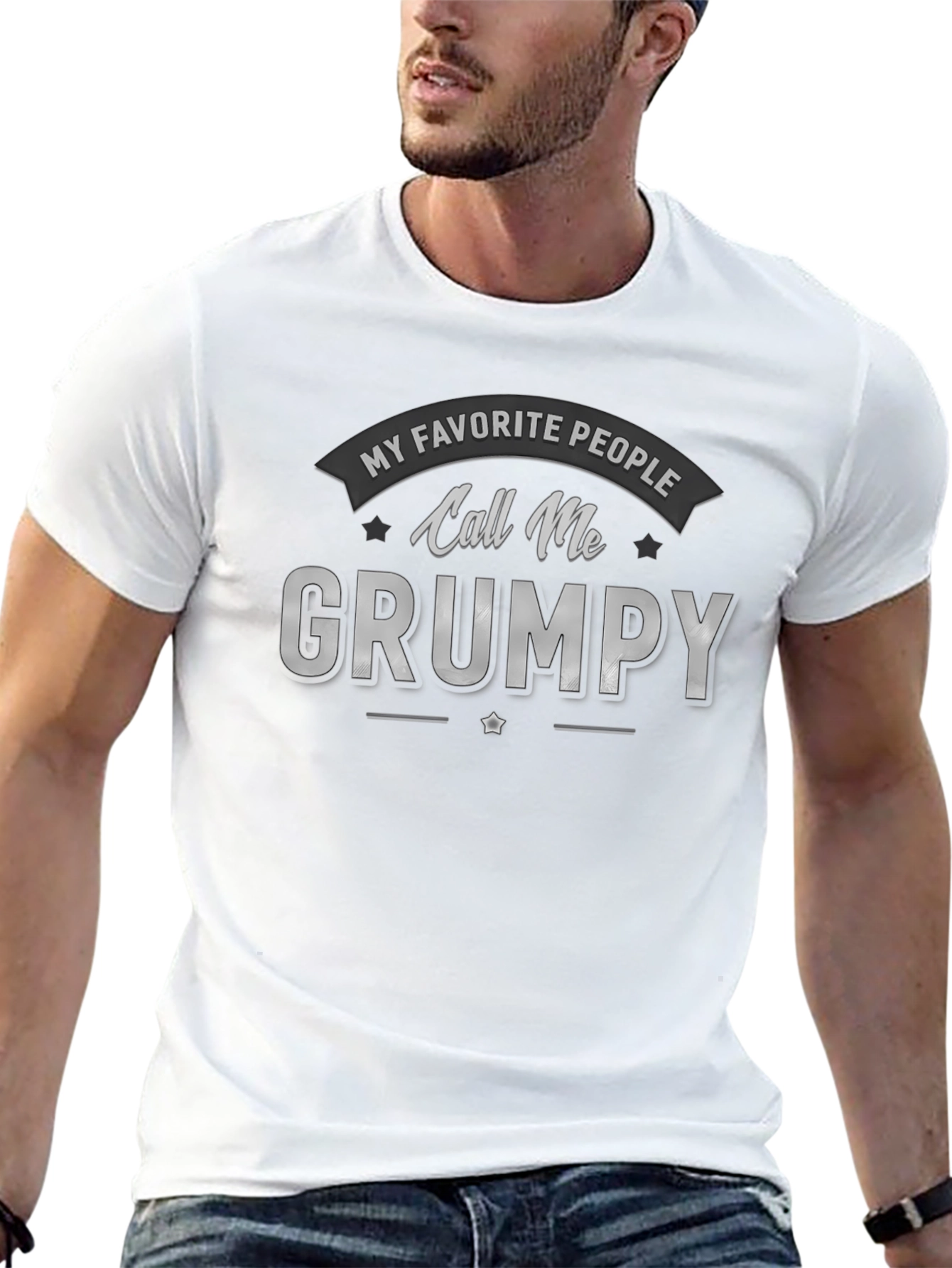 Call Me Grumpy T-Shirt - Novelty Graphic Tee