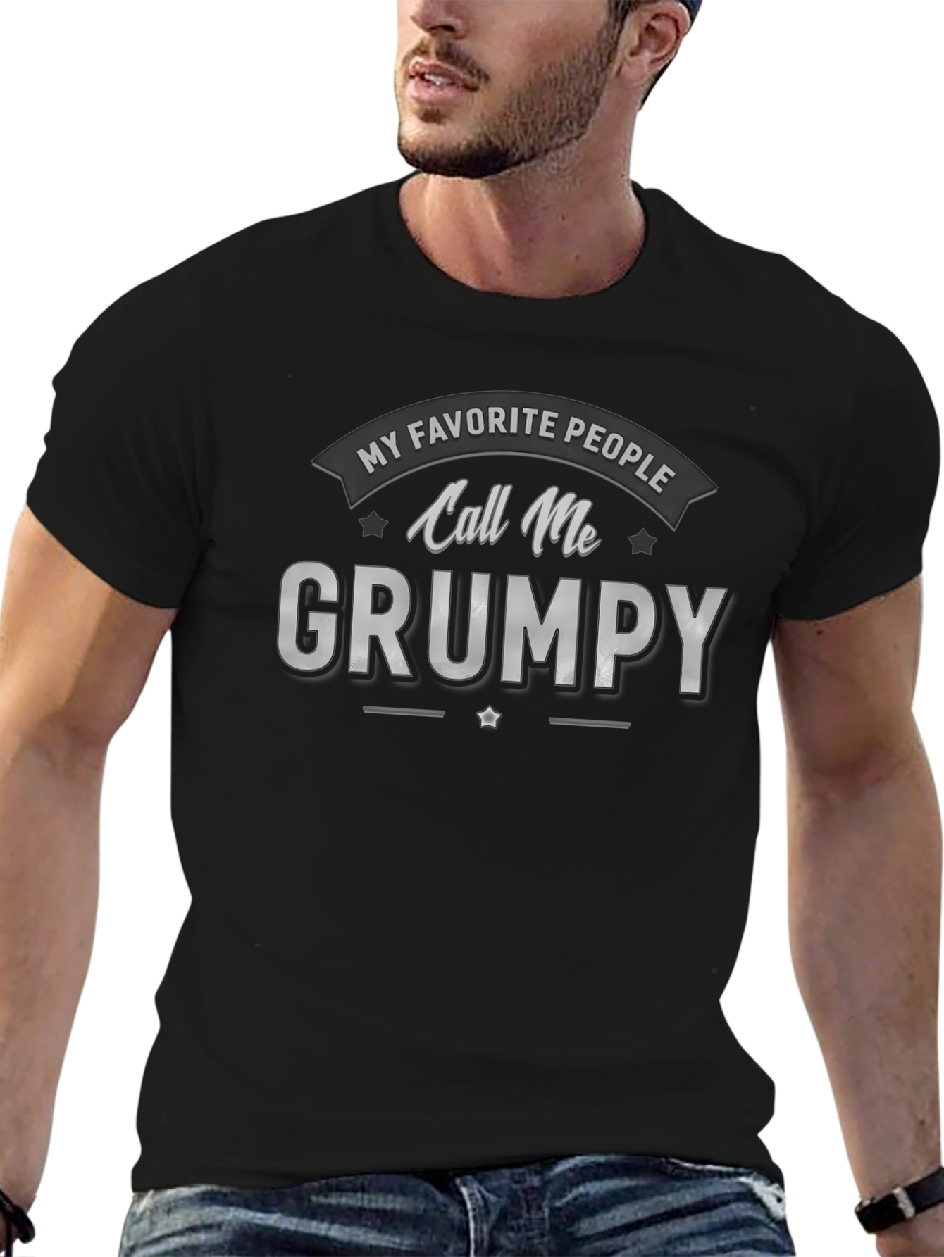 Call Me Grumpy T-Shirt - Novelty Graphic Tee