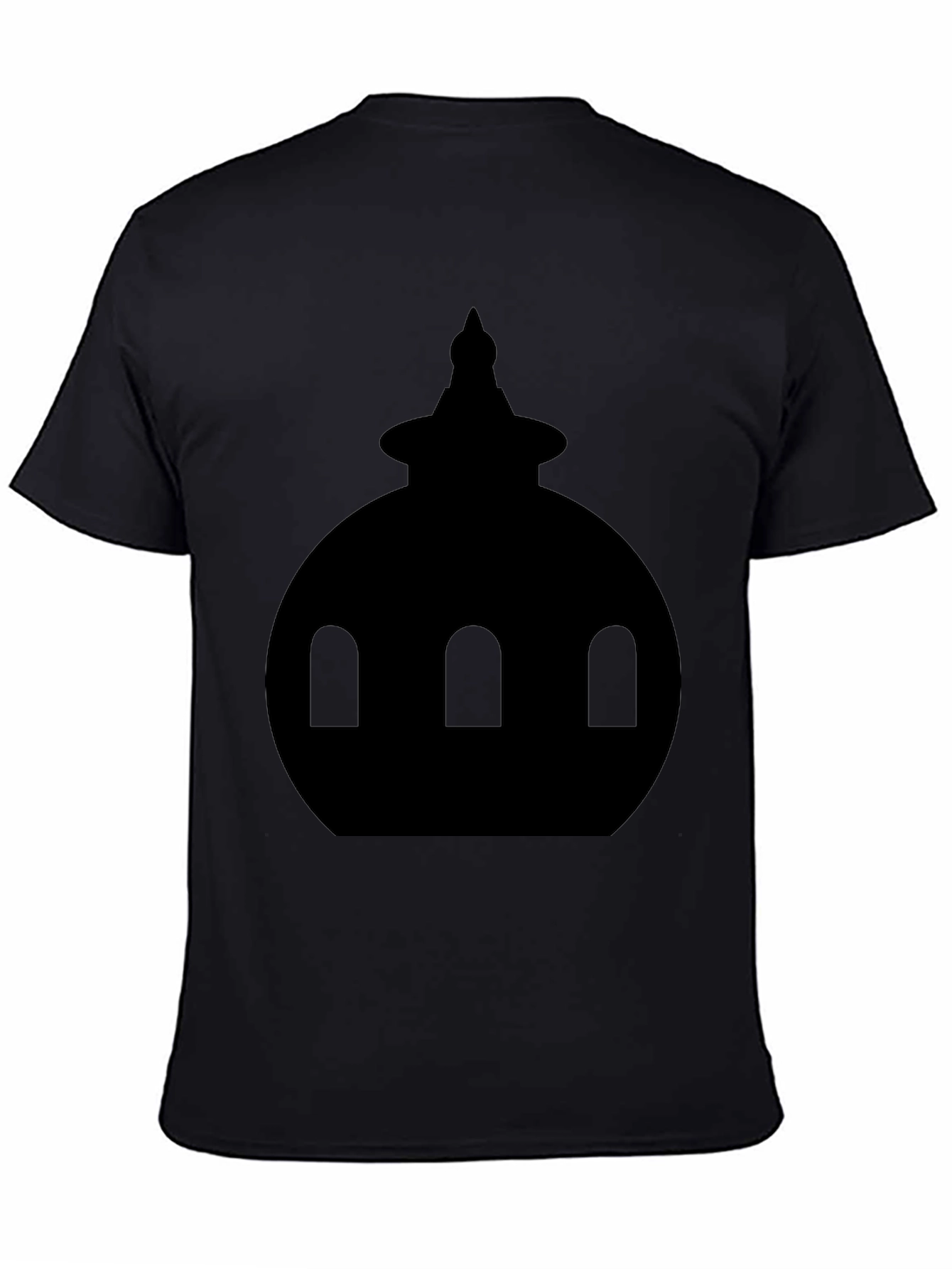 Dome Silhouette Graphic Tee - Black
