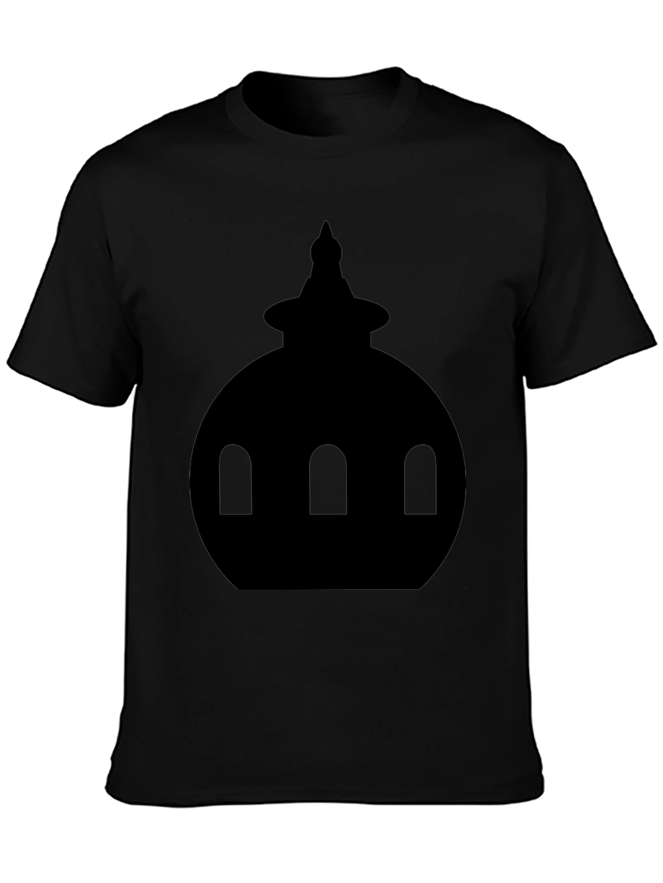Dome Silhouette Graphic Tee - Black