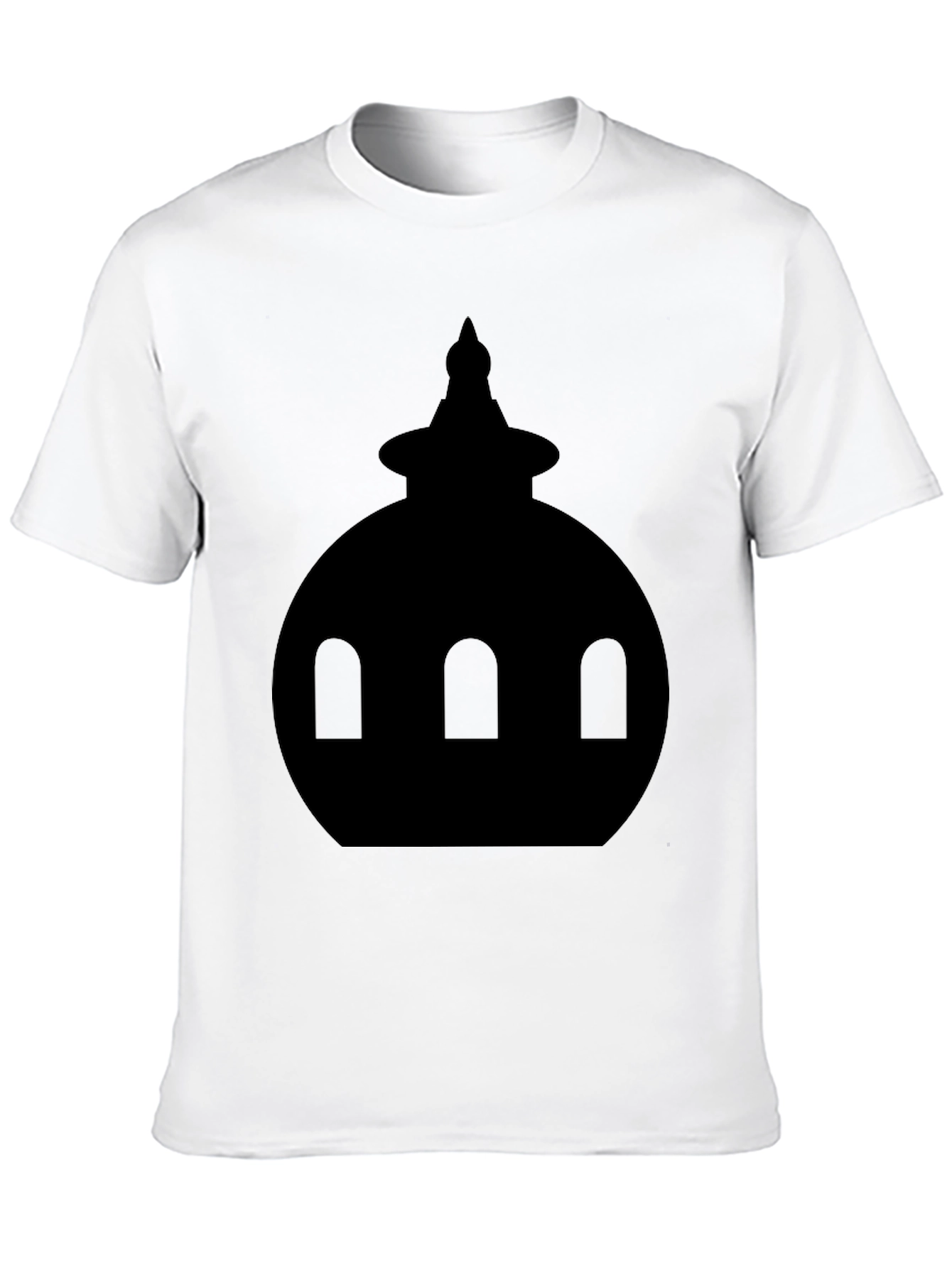 Dome Silhouette Graphic Tee - Black