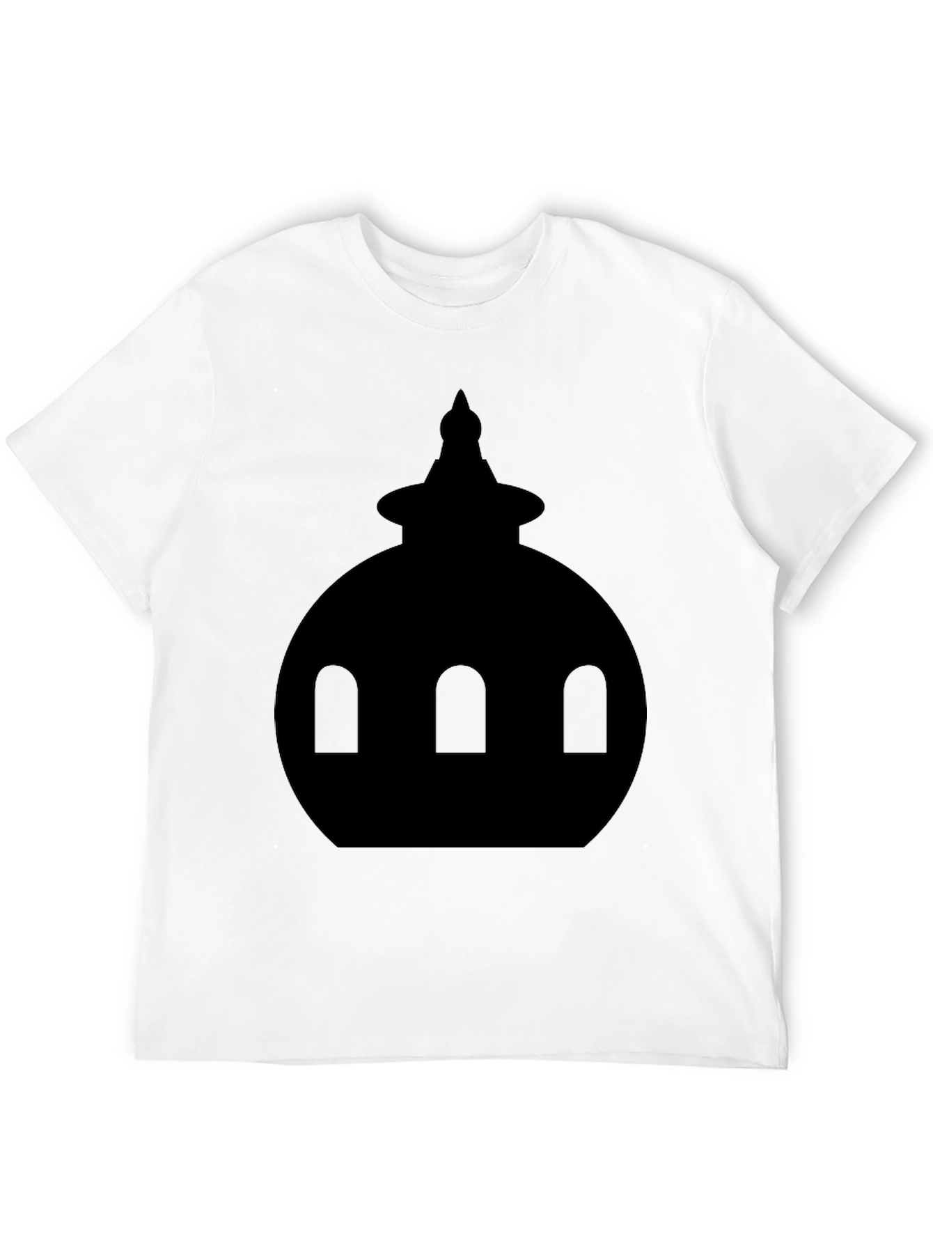 Dome Silhouette Graphic Tee - Black