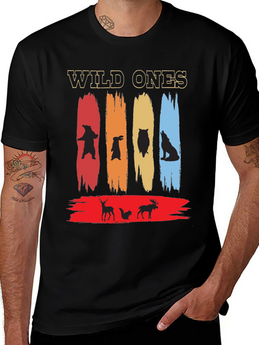 Wild Ones Animal Graphic Tee - Nature Inspired Design