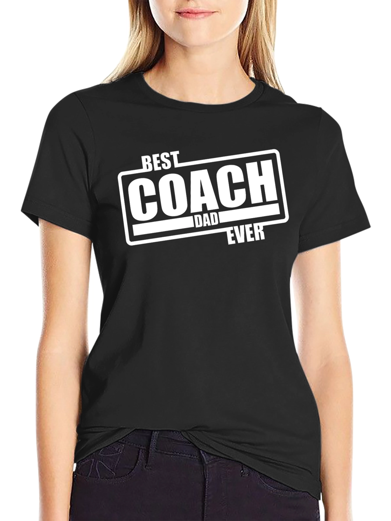 Best Coach Dad Ever T-Shirt - Fathers Day Gift