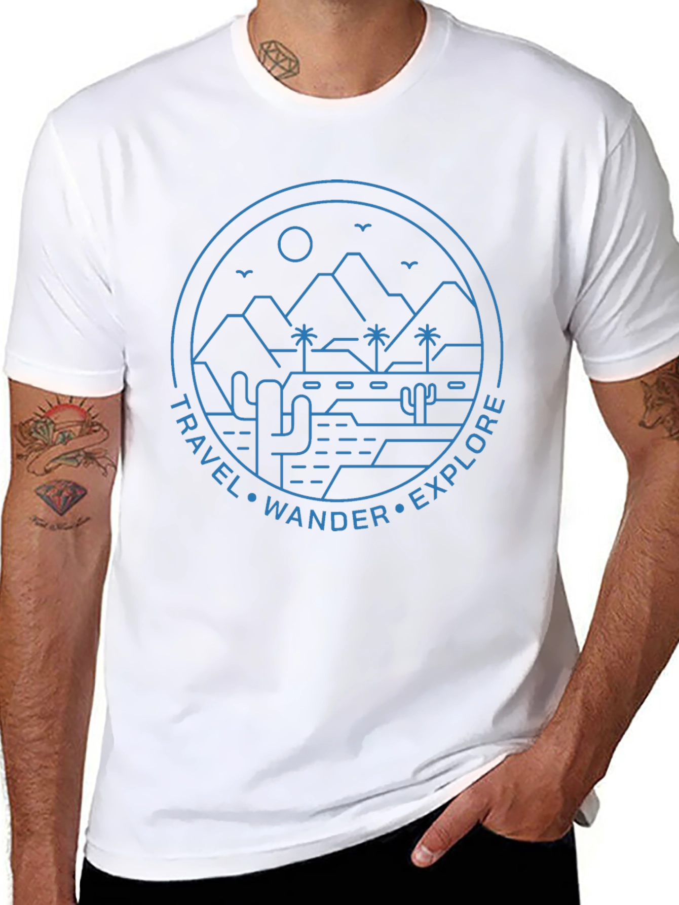 Travel Wander Explore Graphic Tee