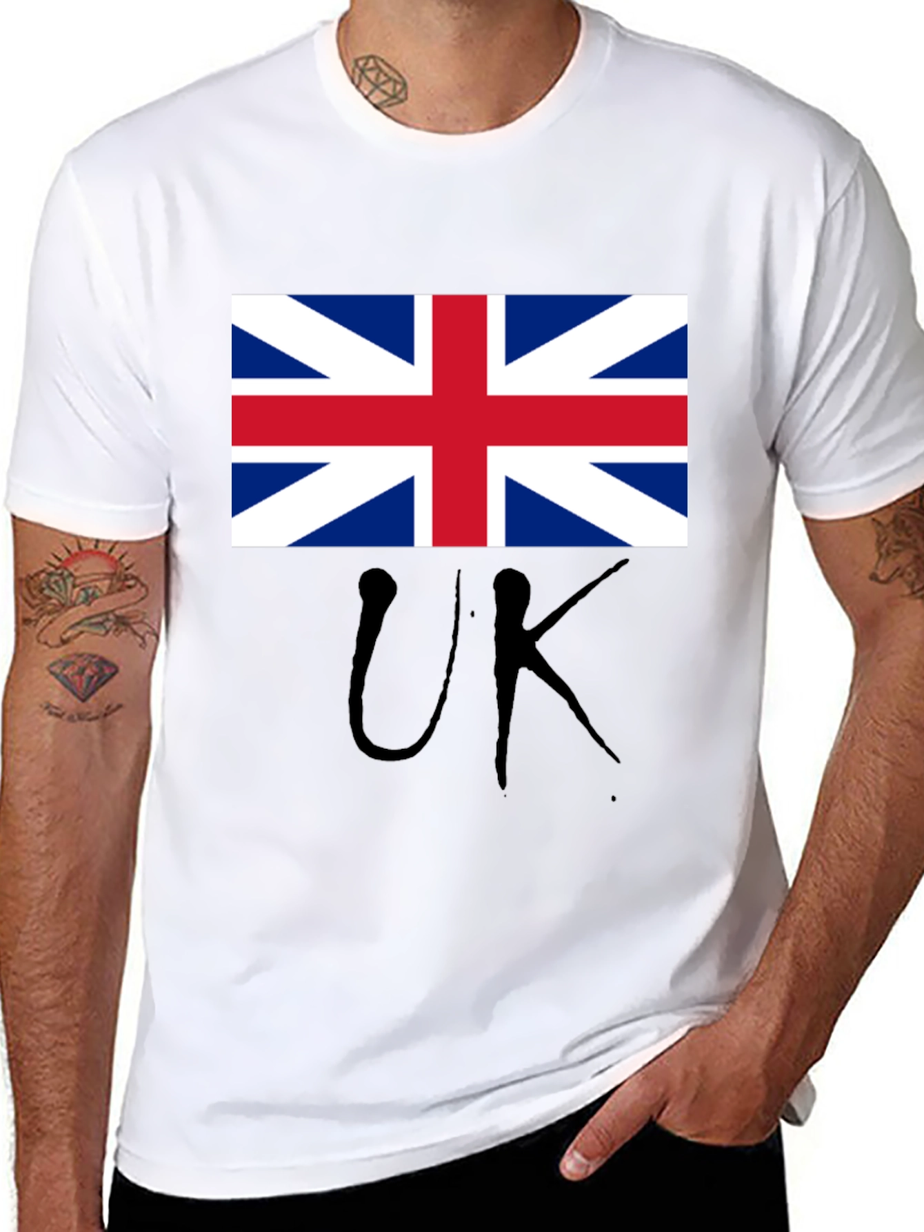 UK Flag Graphic T-Shirt - Stylish Patriotic Tee
