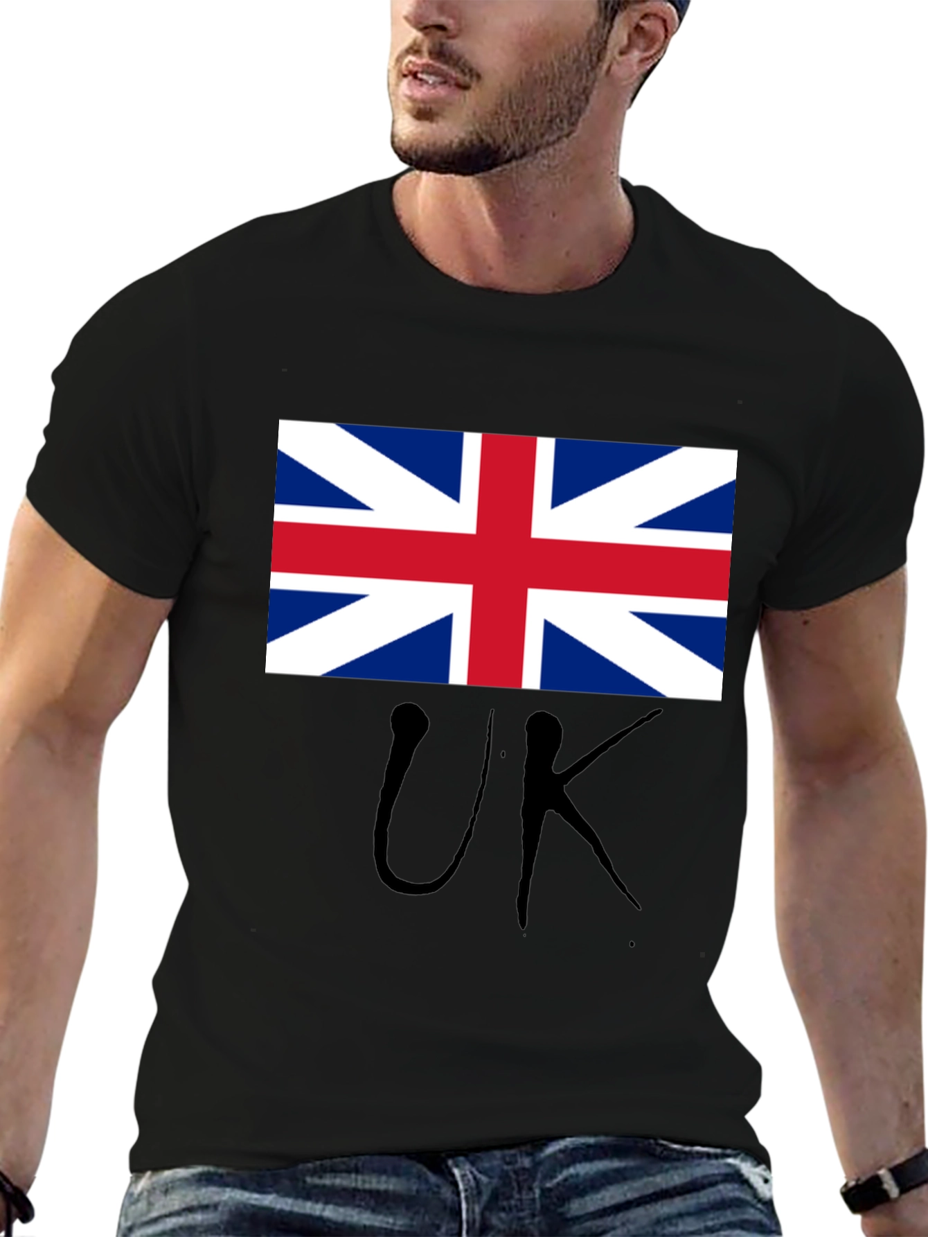 UK Flag Graphic T-Shirt - Stylish Patriotic Tee