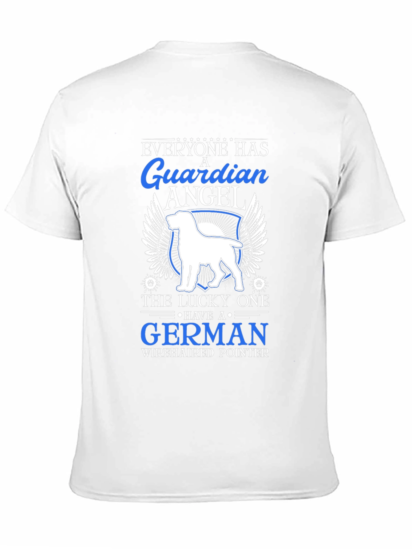 German Wirehaired Pointer Guardian Angel T-Shirt